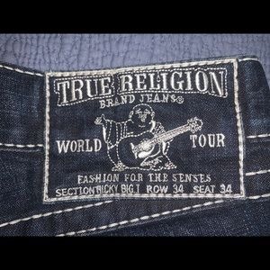 True Religion 34x34 Ricky Big T jeans.